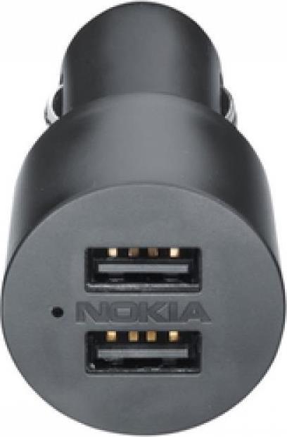 Оригинално Зарядно за Nokia за Кола 12v 2a micro USB DC-20, Черен