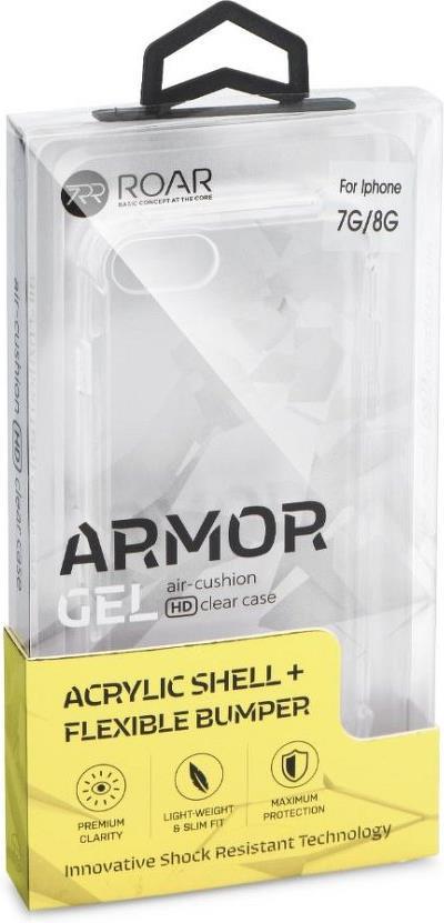 Противоударен Хибриден Калъф за Huawei Y5 2018, Roar Armor Case, Прозрачен (6)