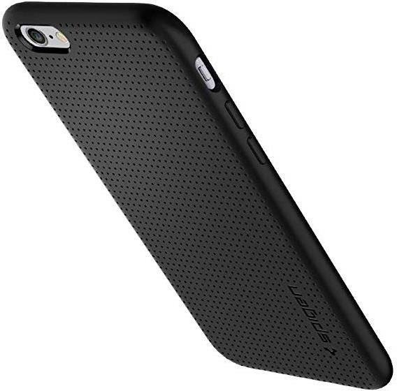 Противоударен Силиконов Калъф за iPhone 6/6s, Spigen Liquid Air Case, Черен (2)
