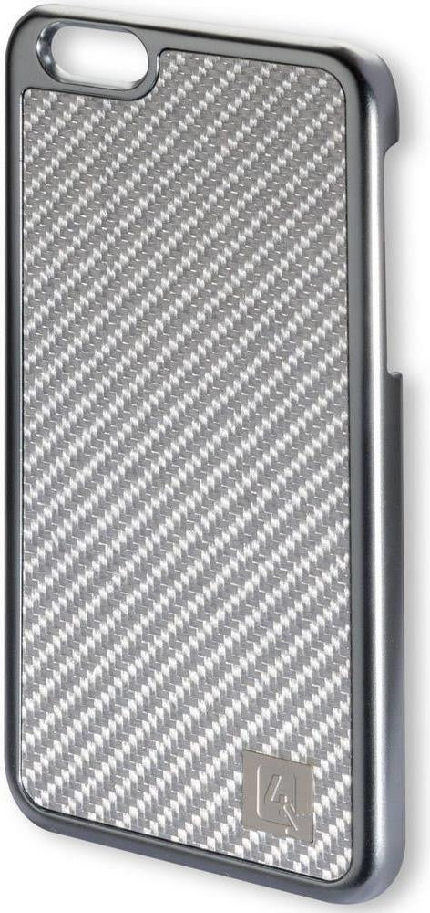 Карбонов Калъф за iPhone 6/6s, 4Smarts Modena Case, Сребрист