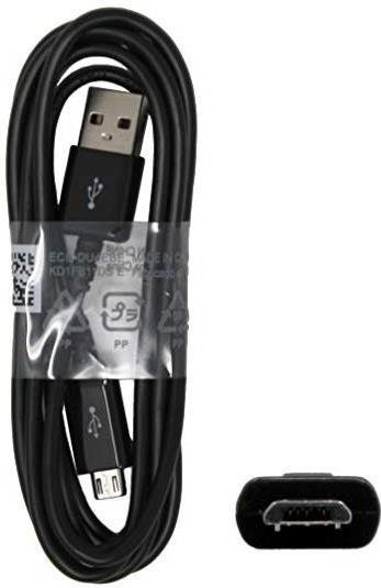 Оригинален micro-USB Кабел за Samsung с Бързо Зареждане 1.5m ECB-DU4EBE, Черен (Bulk)