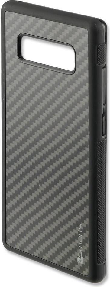 Противоударен Карбонов Калъф за Samsung Note 8, 4Smarts Carbon Trendline Case, Черен