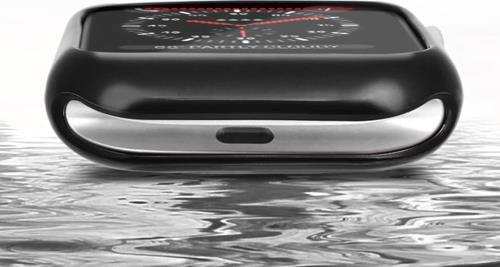 Силиконов Калъф за Apple Watch 5/4 44 mm Set, Dux Ducis Gel Case, Черен (4)