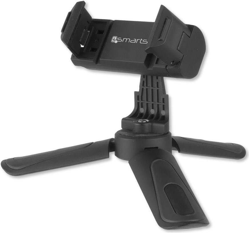 Стойка за Телефон с Трипод, 4Smarts Holder Pocket Tripod, Черен (2)