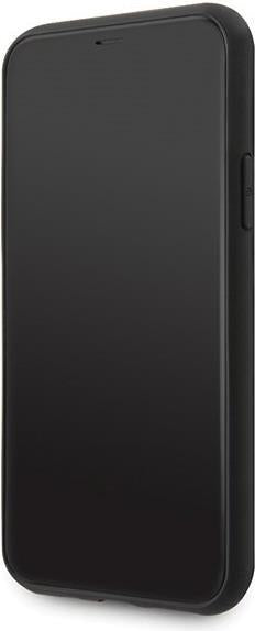 Луксозен Кожен Калъф за iPhone 11 Pro, Guess Leather Case, Черен (3)