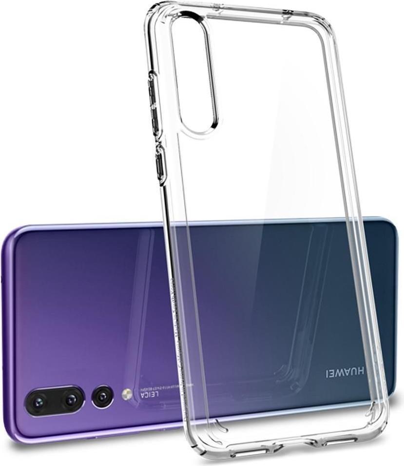 Противоударен Хибриден Калъф за Huawei P20 Pro, Spigen Ultra Hybrid Case, Прозрачен (4)