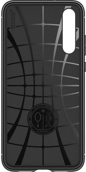 Противоударен Силиконов Калъф за Huawei P20 Pro, Spigen Rugged Armor Case, Черен (5)