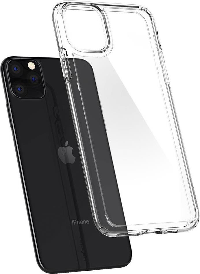 Противоударен Хибриден Калъф за iPhone 11 Pro Max, Spigen Ultra Hybrid Case, Прозрачен (7)