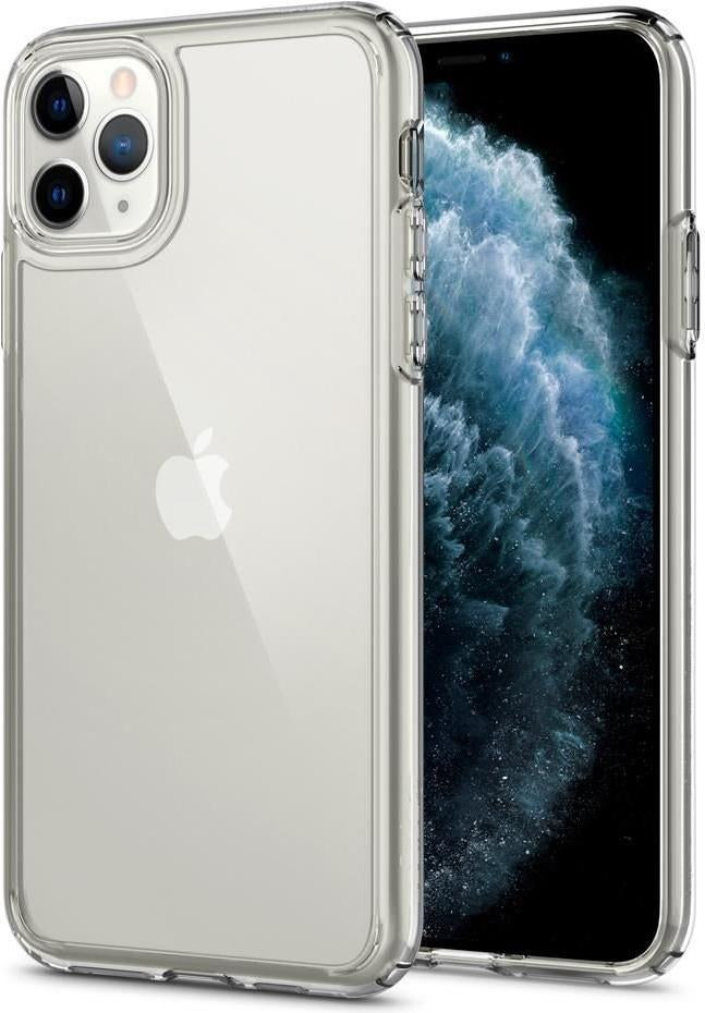 Противоударен Хибриден Калъф за iPhone 11 Pro Max, Spigen Ultra Hybrid Case, Прозрачен (3)