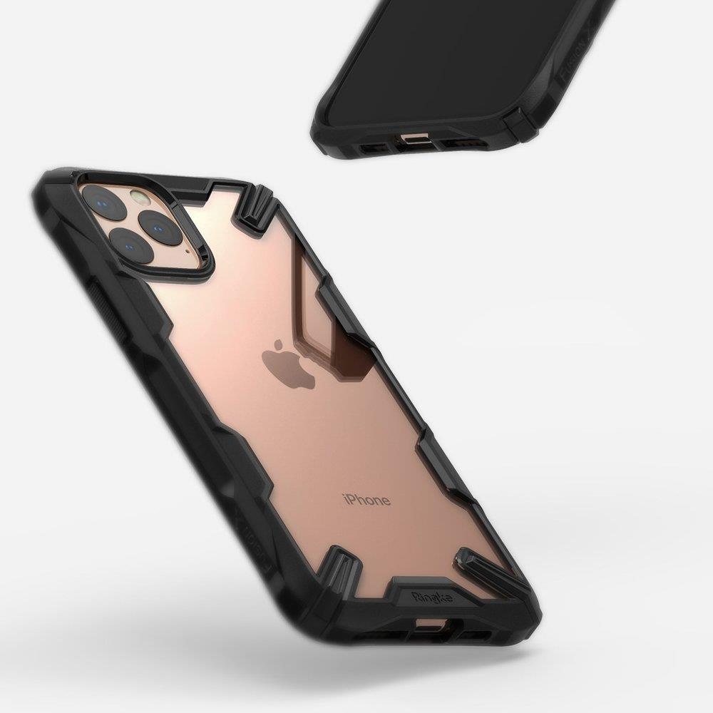 Противоударен Хибриден Калъф за iPhone 11 Pro, Ringke Fusion X Case, Черен (5)