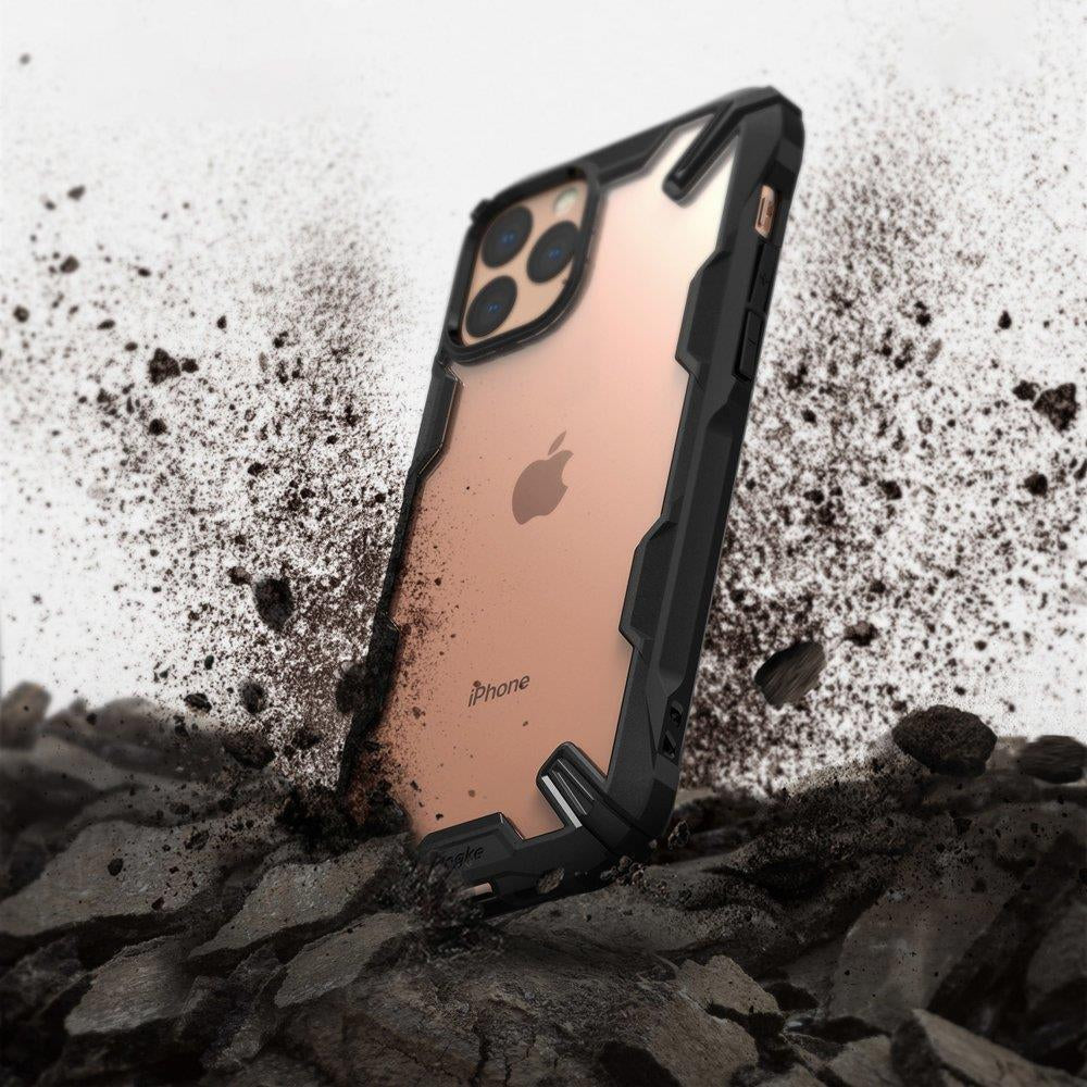 Противоударен Хибриден Калъф за iPhone 11 Pro, Ringke Fusion X Case, Черен (3)