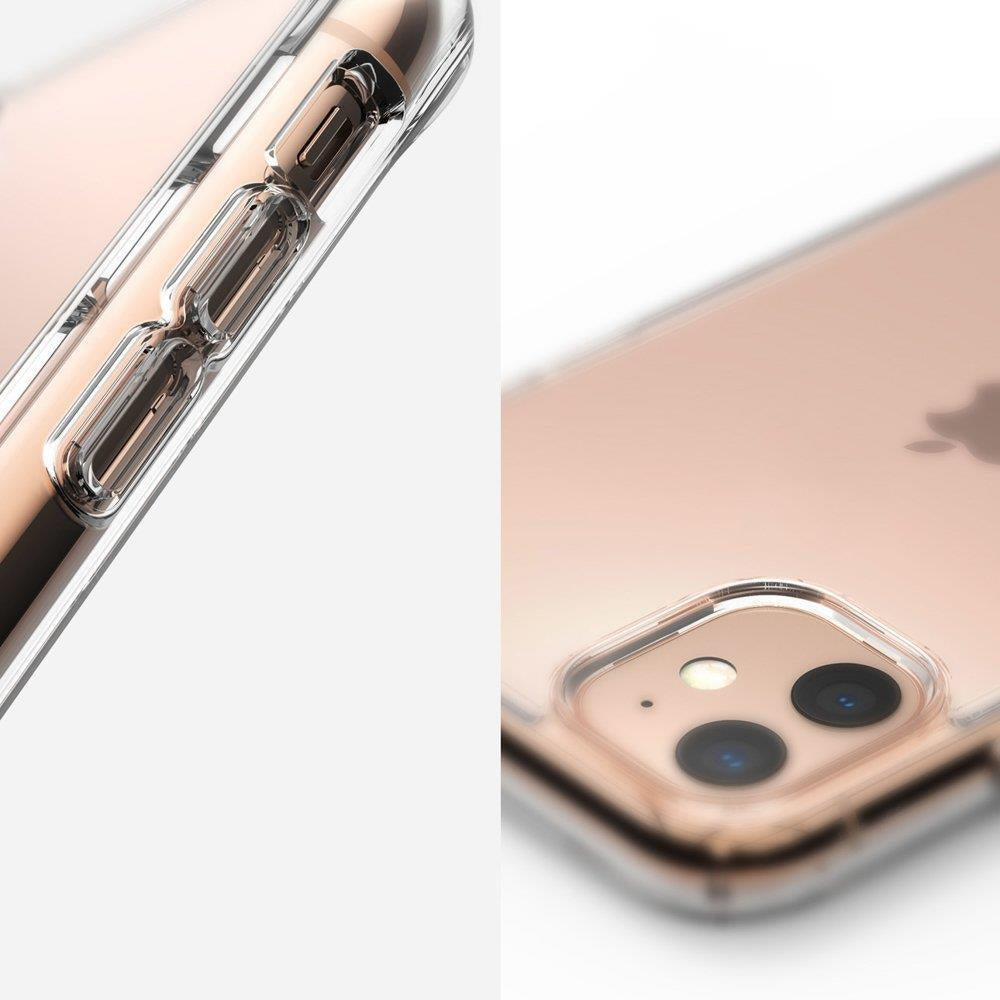 Противоударен Хибриден Калъф за iPhone 11, Ringke Fusion Case, Прозрачен (3)