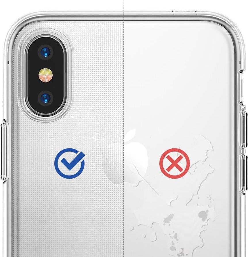 Противоударен Силиконов Калъф за iPhone XS/X, Ringke Air Case, Прозрачен (3)