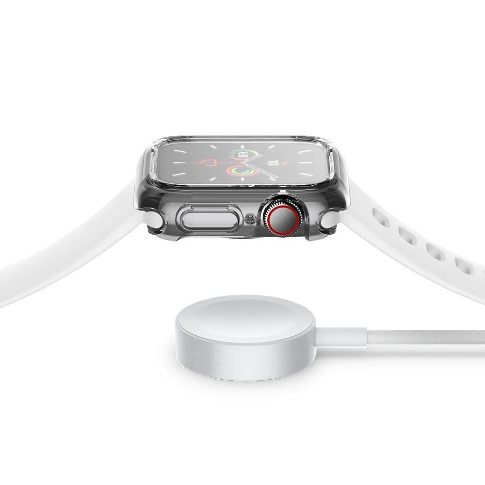 Противоударен Калъф 360° за Apple Watch SE/ 6/ 5/ 4 40 mm, Spigen Ultra Hybrid Case, Прозрачен (6)