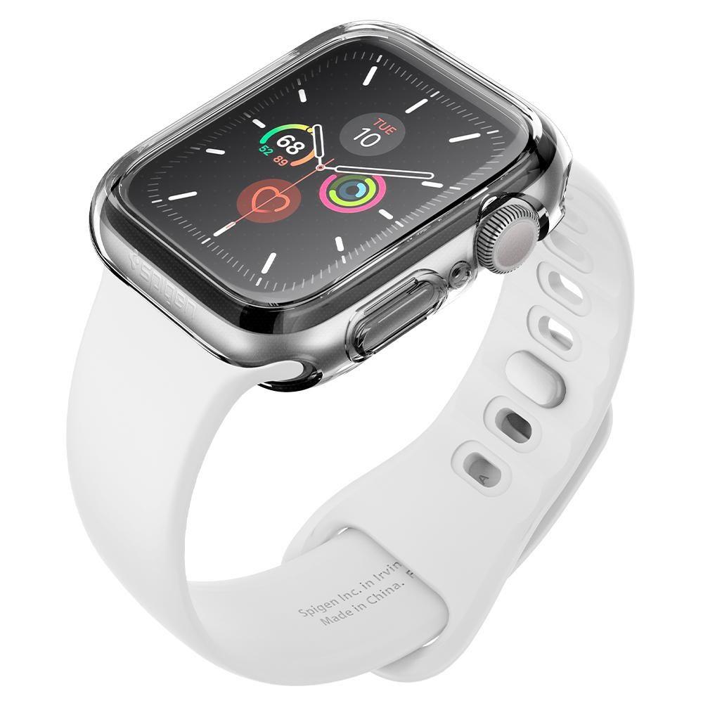 Противоударен Калъф 360° за Apple Watch SE/ 6/ 5/ 4 40 mm, Spigen Ultra Hybrid Case, Прозрачен (3)