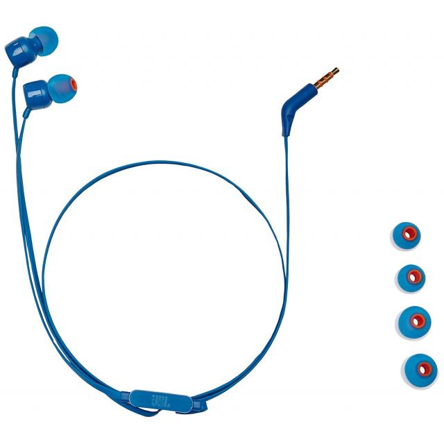 Слушалки за Телефон JBL by Harman T110 Handsfree, Син (3)