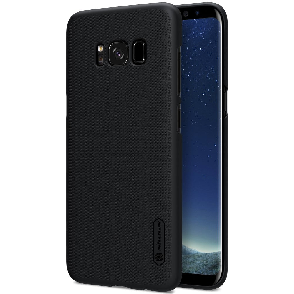 Калъф с Поставка за Samsung S8, Nillkin Super Frosted Case, Черен