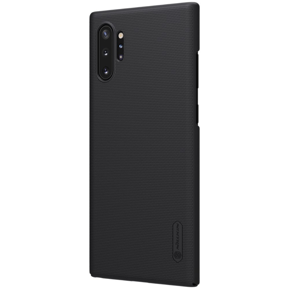 Калъф с Поставка за Samsung Note 10 Plus, Nillkin Super Frosted Case, Черен (3)