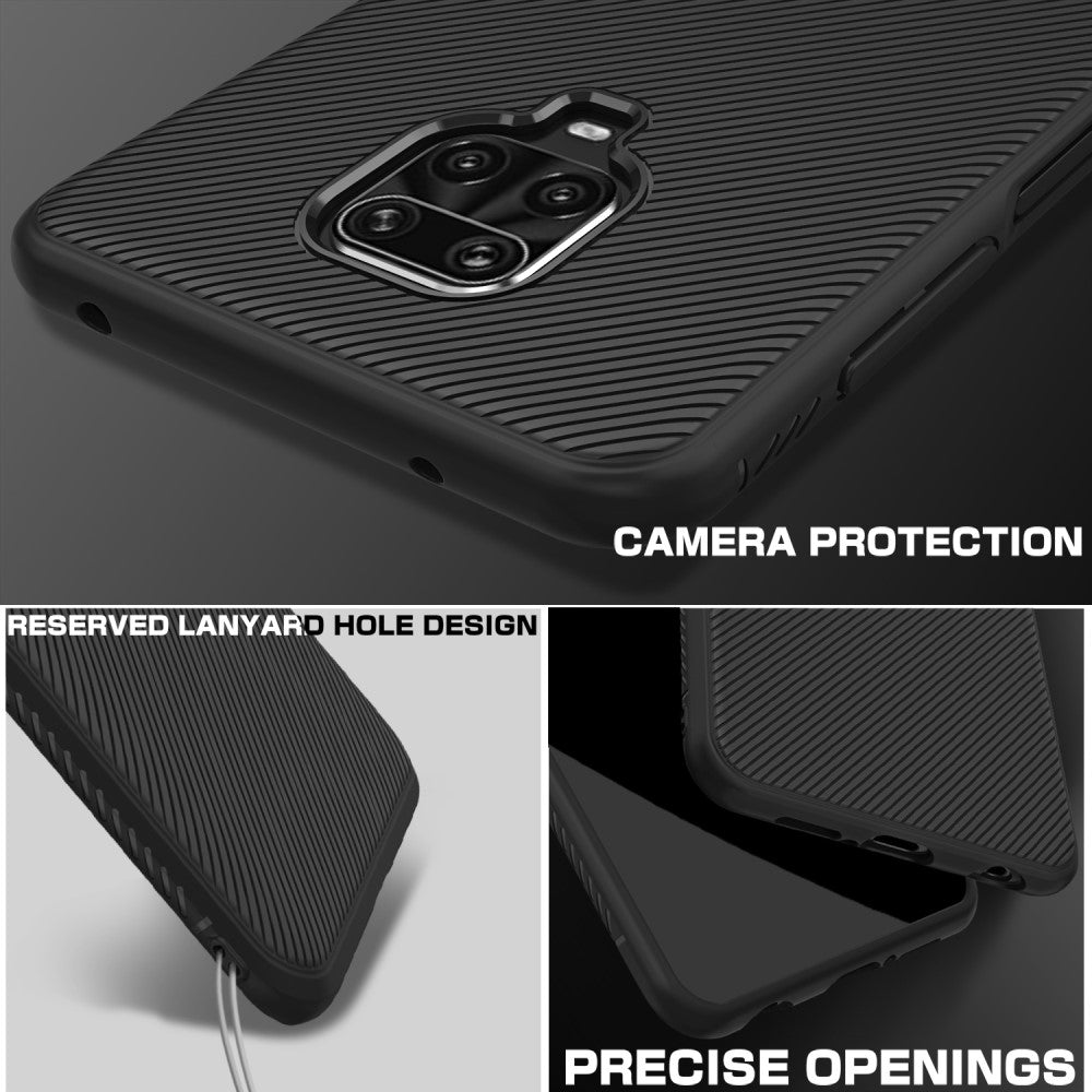 Силиконов Калъф за Xiaomi Redmi Note 9 Pro/9S, Twill Case, Черен (7)