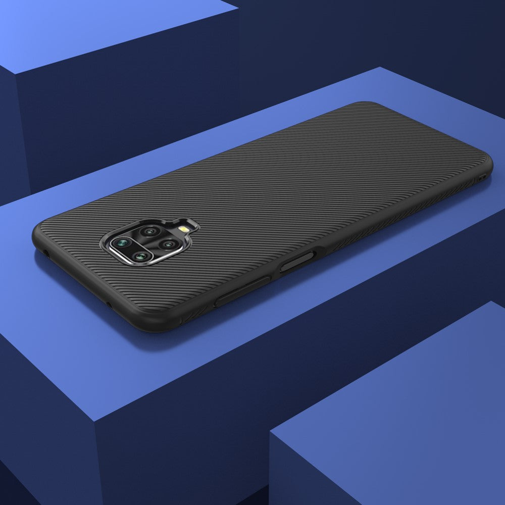 Силиконов Калъф за Xiaomi Redmi Note 9 Pro/9S, Twill Case, Черен (5)
