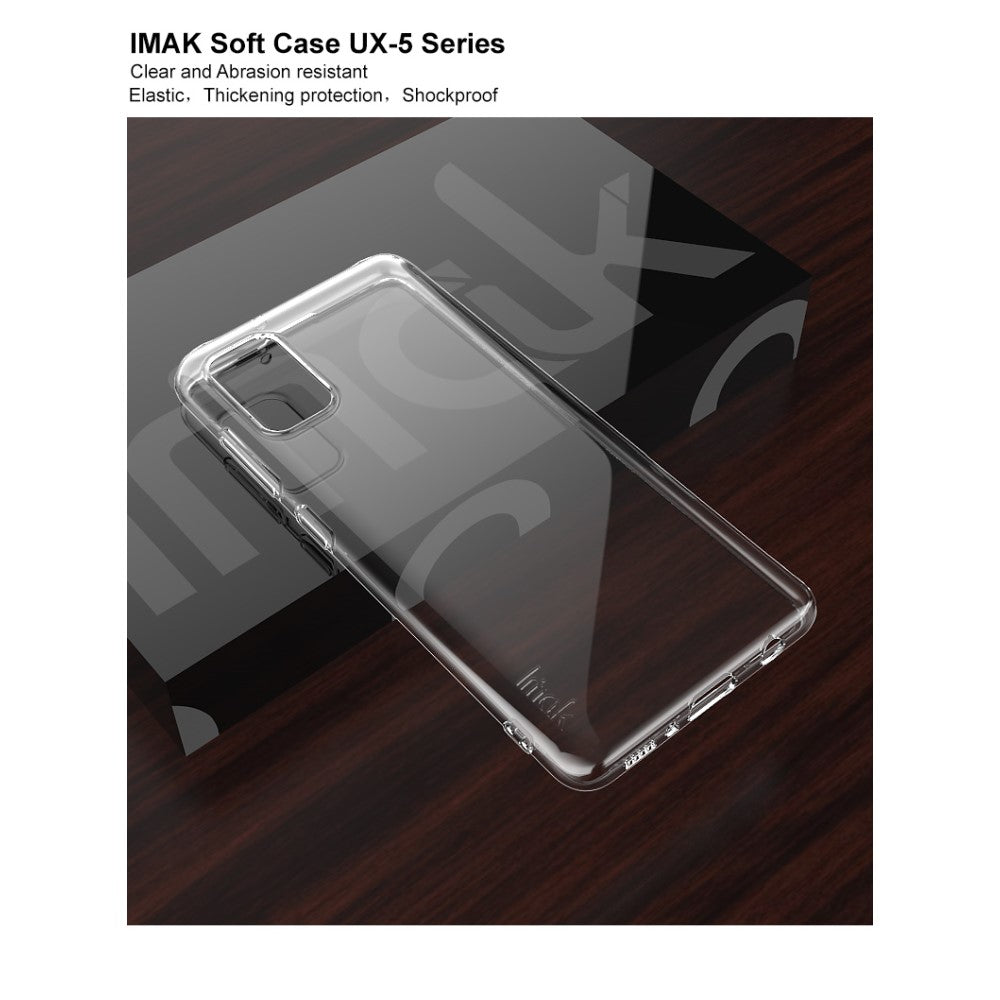 Силиконов Калъф за Samsung A41, Imak Crystal Case UX-5, Прозрачен (3)