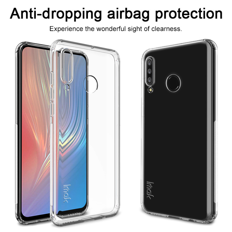 Противоударен Силиконов Калъф за Huawei P30 Lite, Imak Armor Case UX-6, Прозрачен (6)