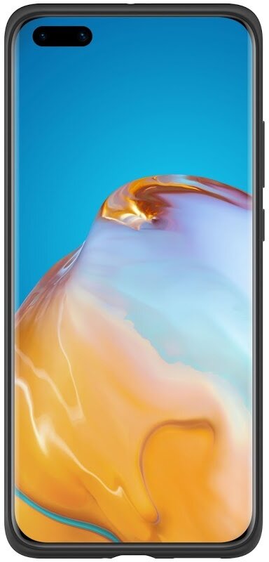 Оригинален Кожен Калъф за Huawei P40 Pro PU Case, Черен (3)