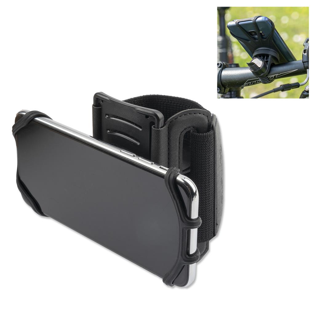Спортен Калъф за Колело и Ръка, 4Smarts Sports Armband Pro Wrist & Bike, Черен