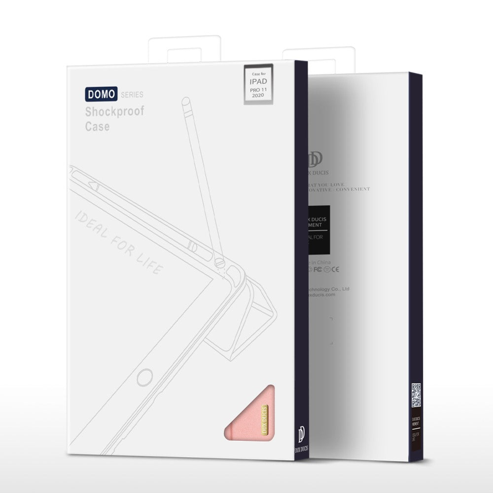 Калъф с Pen Поставка за iPad Pro 11, Dux Ducis Domo Case, Розов (8)