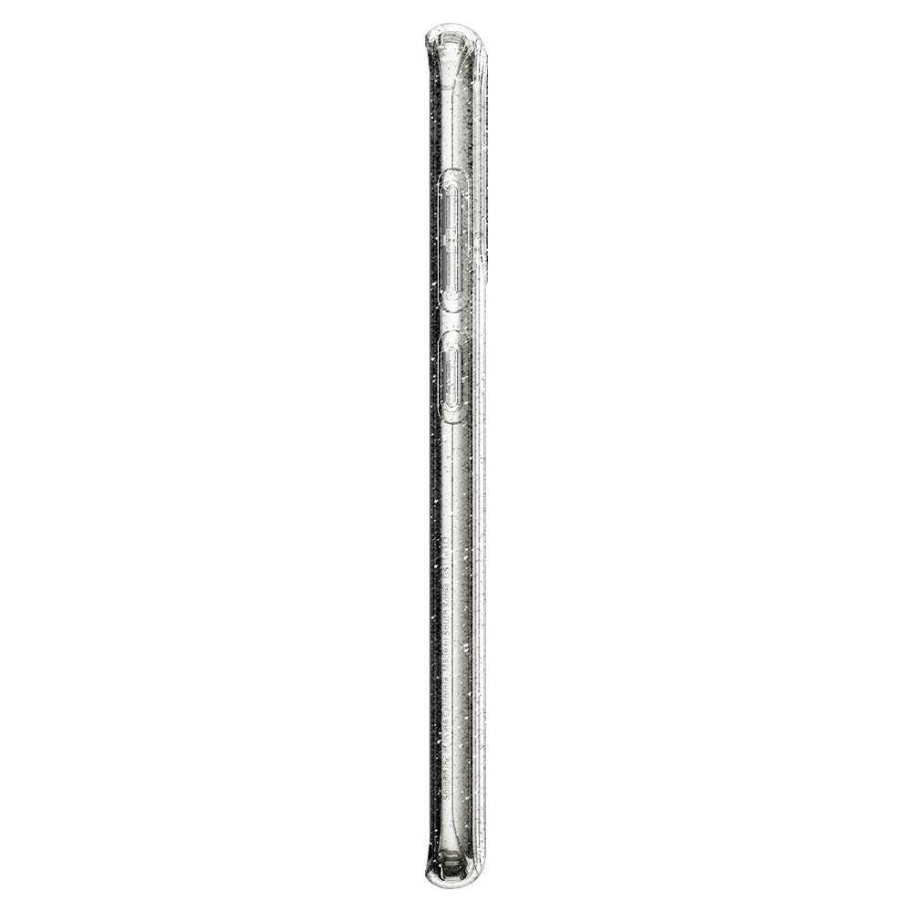 Противоударен Блестящ Калъф за Samsung S20, Spigen Liquid Crystal Glitter Quartz Case, Прозрачен (6)