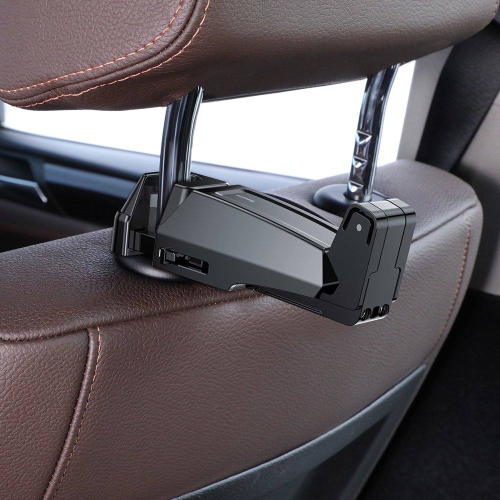 Стойка за Облегалката на Автомобилна Седялка, Baseus Car Mount, Черен
