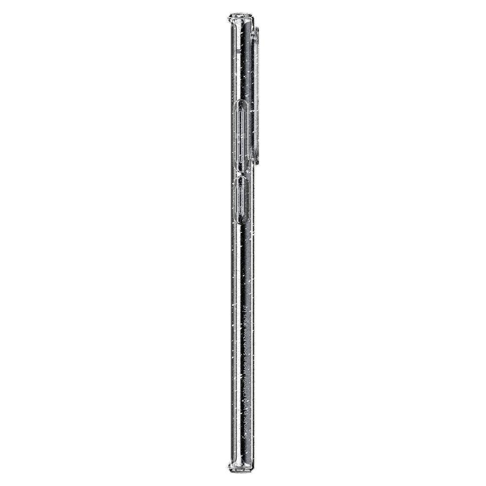 Противоударен Блестящ Калъф за Samsung Note 20, Spigen Liquid Crystal Glitter Quartz Case, Прозрачен (7)