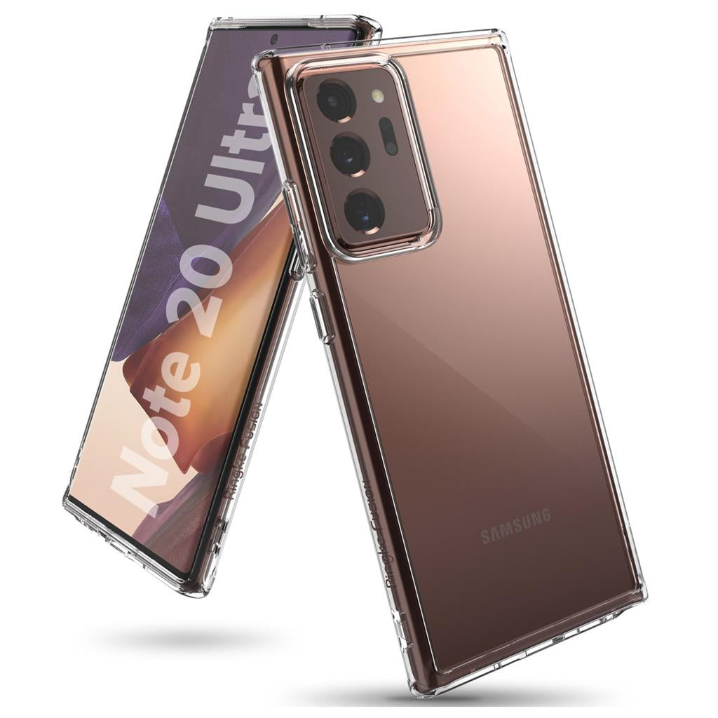 Противоударен Хибриден Калъф за Samsung Note 20 Ultra, Ringke Fusion Case, Прозрачен