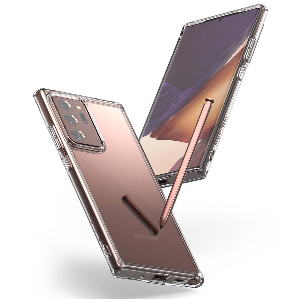 Противоударен Хибриден Калъф за Samsung Note 20 Ultra, Ringke Fusion Case, Прозрачен (5)