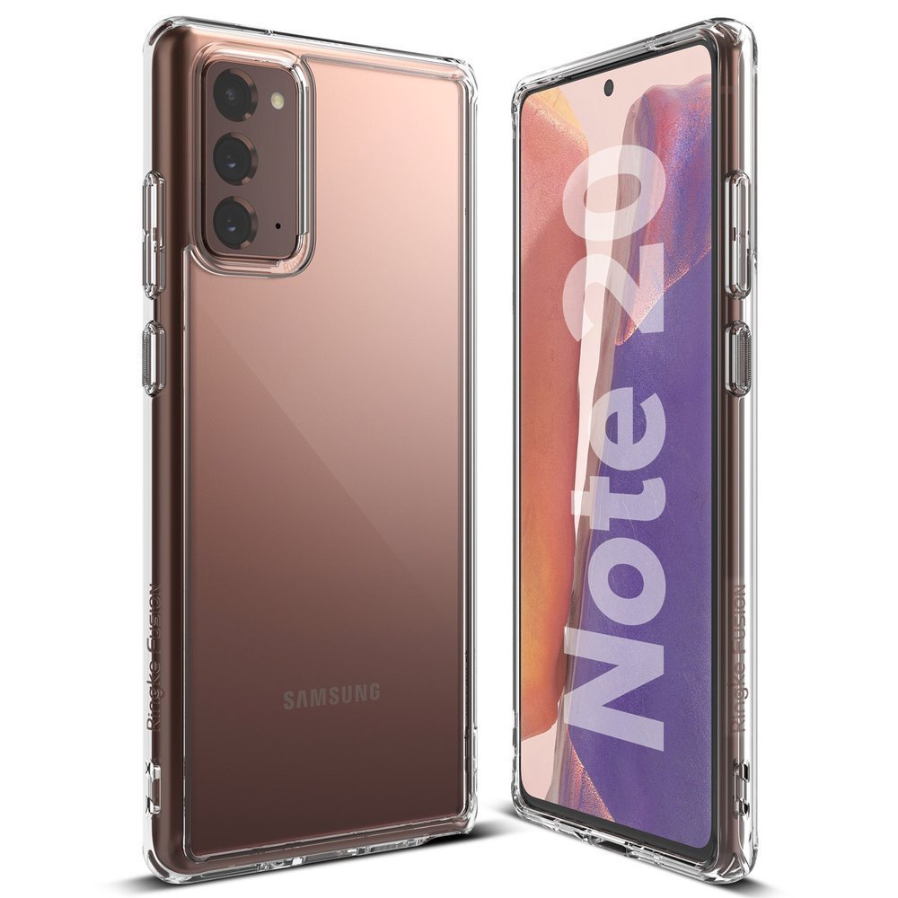 Противоударен Хибриден Калъф за Samsung Note 20, Ringke Fusion Case, Прозрачен (2)