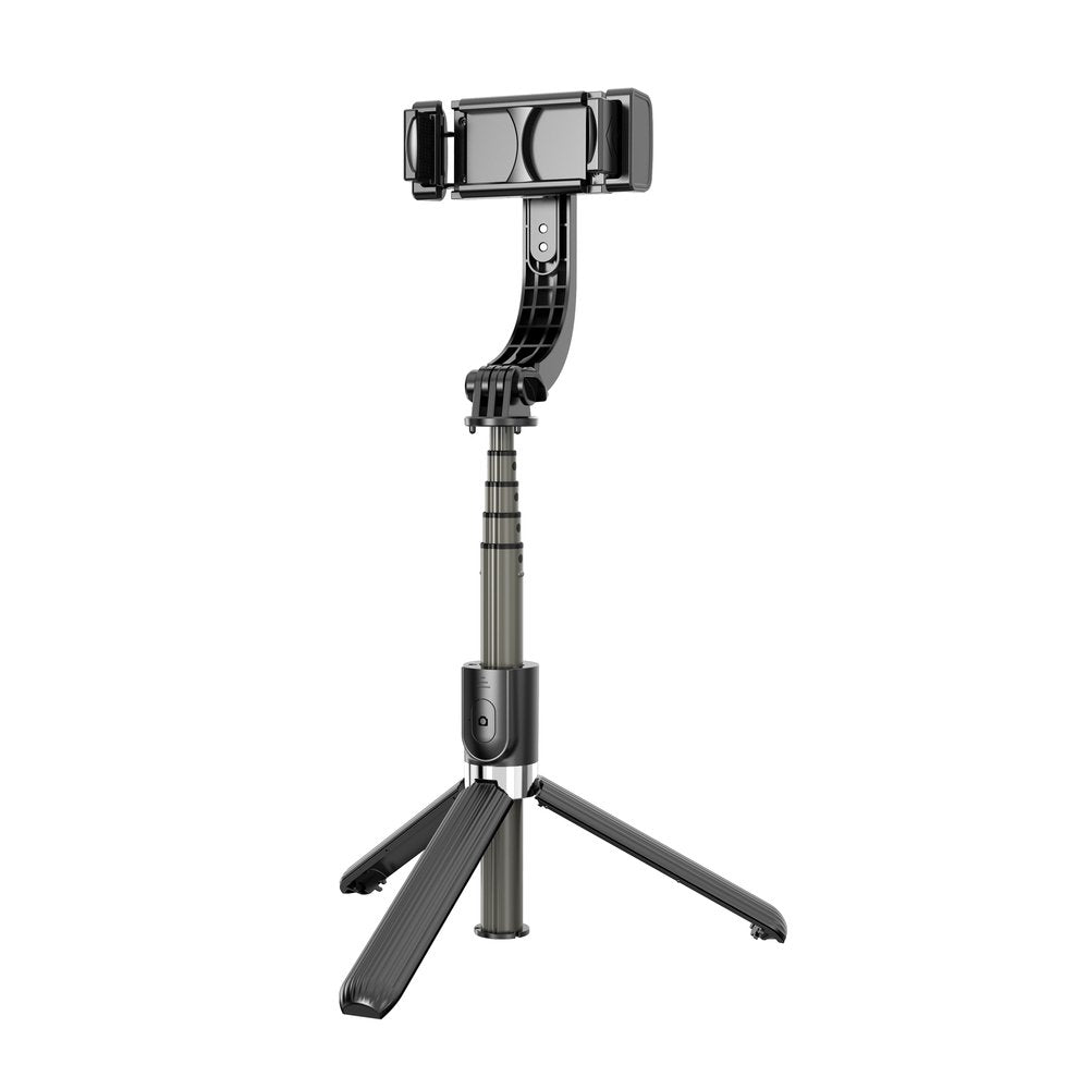 Блутут Селфи Стик с Трипод и Стабилизация, Gimbal Controll Wireless Stand, Черен (8)