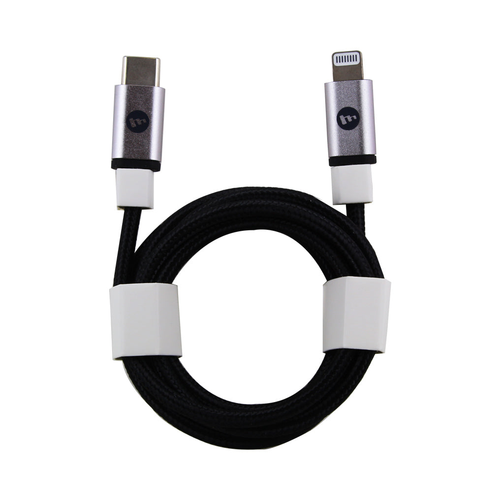 USB-C Кабел за iPhone, Mophie (Lightning) 1m, Черен (2)