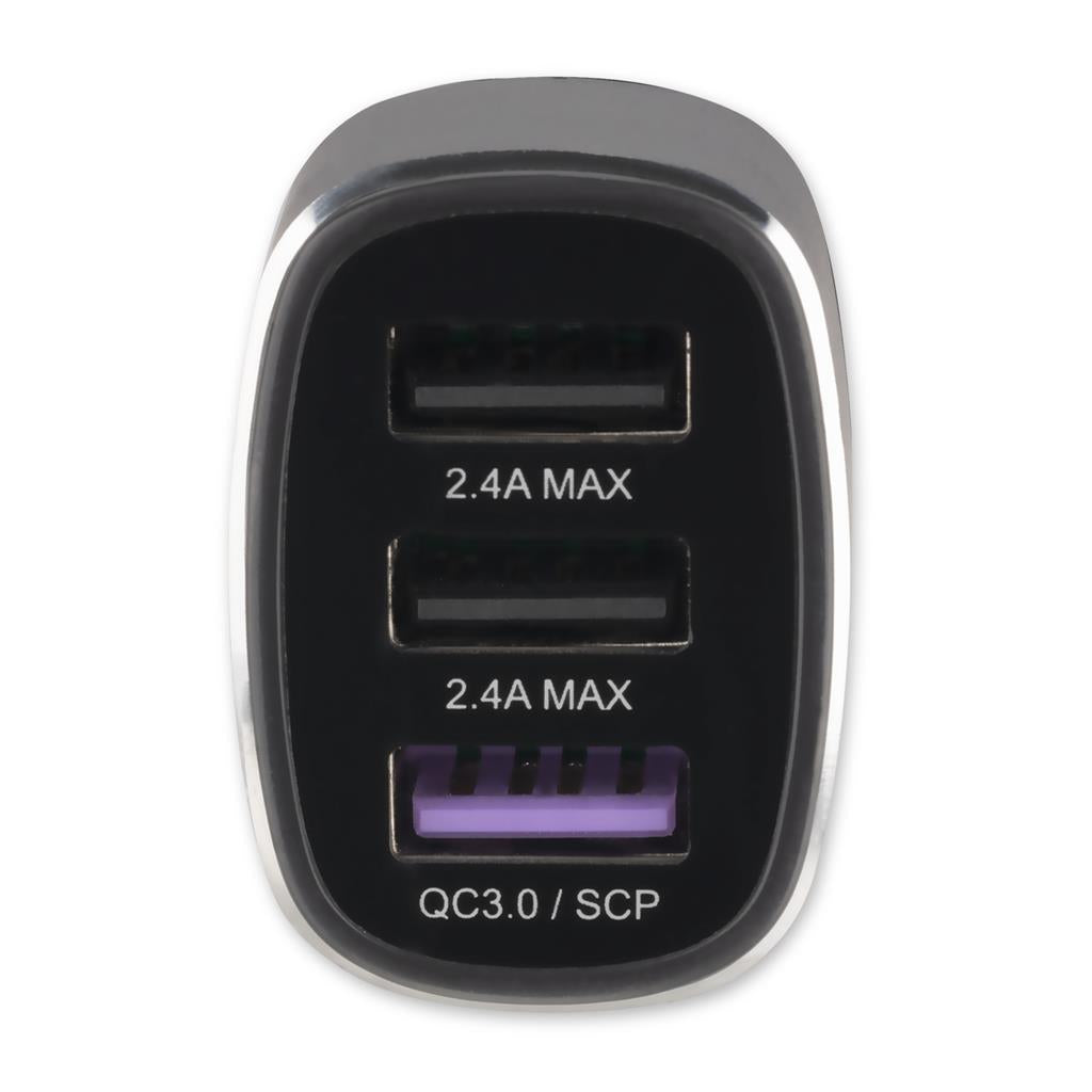 Бързо Зарядно за Кола, 4Smarts 12v Voltroad 7P+ Fast/Super Charger/PD 42w, Сив (4)