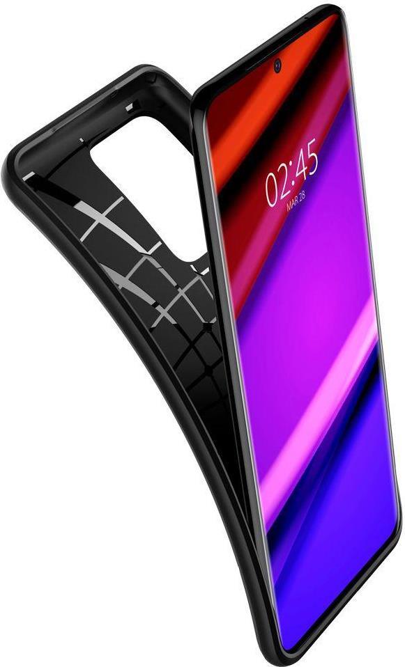 Противоударен Силиконов Калъф за Samsung S20 Ultra, Spigen Core Armor Case, Черен (2)