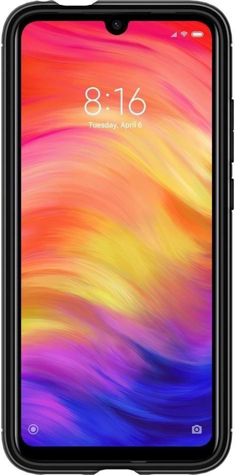 Противоударен Силиконов Калъф за Xiaomi Redmi Note 7, Spigen Rugged Armor Case, Черен (3)