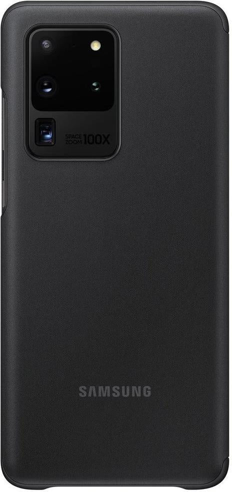 Оригинален Активен Калъф за Samsung S20 Ultra Clear View Cover Book Case EF-ZG988CBE, Черен (2)