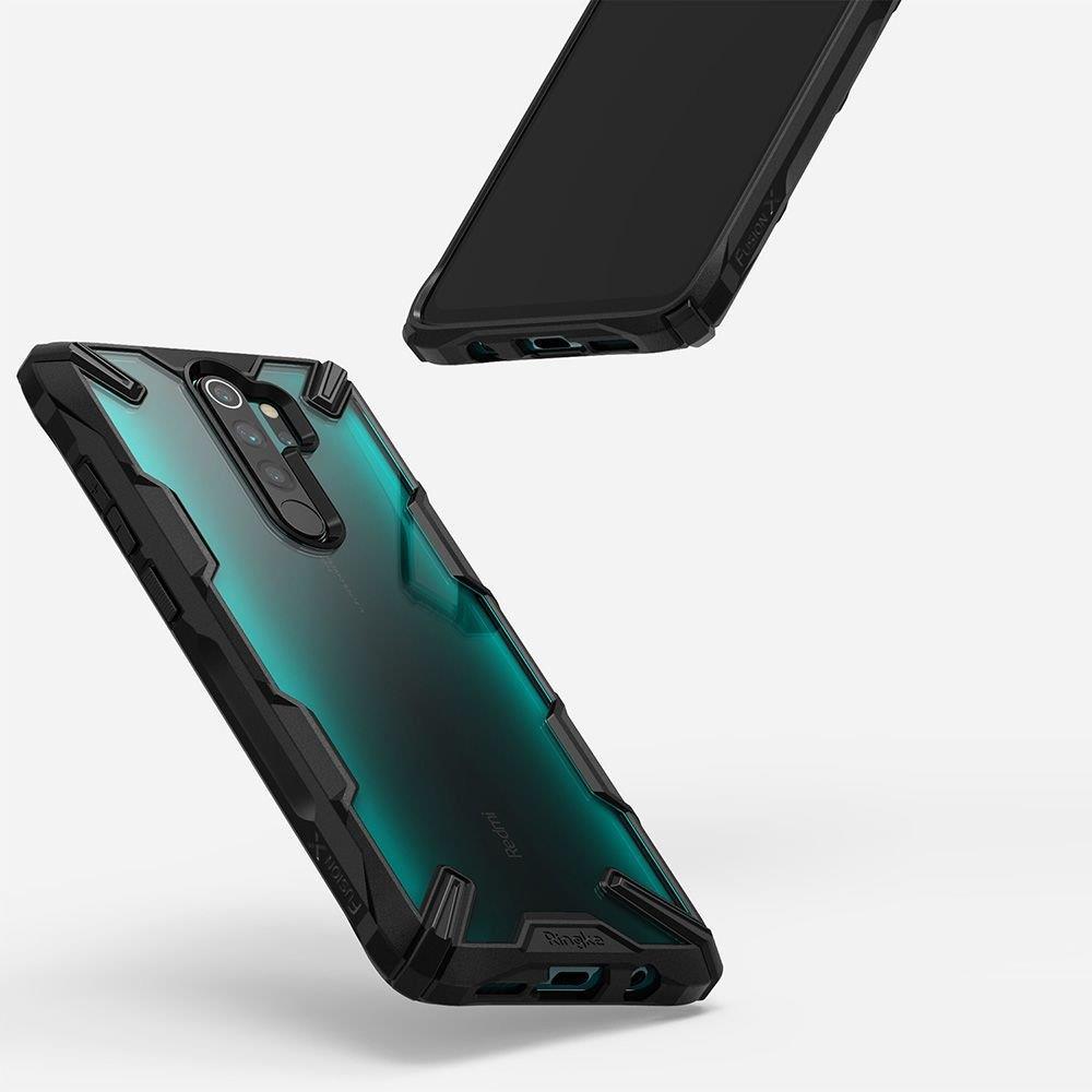 Противоударен Хибриден Калъф за Xiaomi Redmi Note 8 Pro, Ringke Fusion X Case, Черен (3)