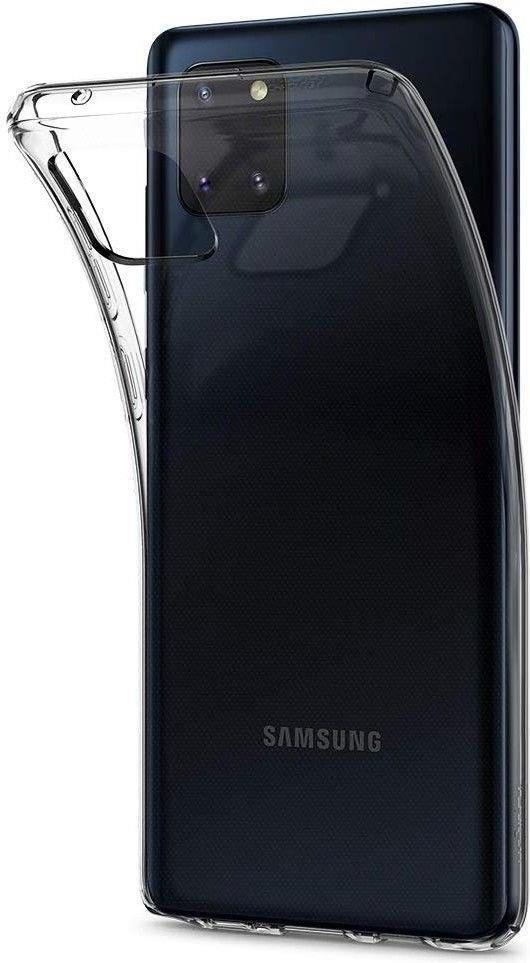 Противоударен Силиконов Калъф за Samsung Note 10 Lite, Spigen Liquid Crystal Case, Прозрачен (3)