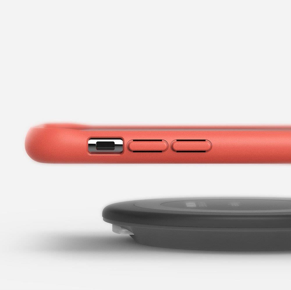 Противоударен Силиконов Калъф за iPhone 11 Pro Max, Ringke Air S Case, Оранжев (8)