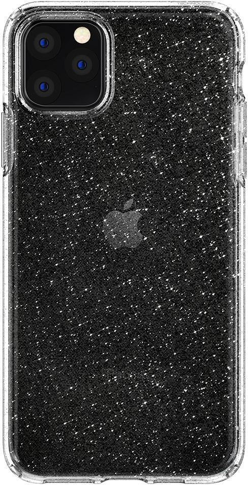 Противоударен Блестящ Калъф за iPhone 11 Pro, Spigen Liquid Crystal Glitter Quartz Case, Прозрачен (4)