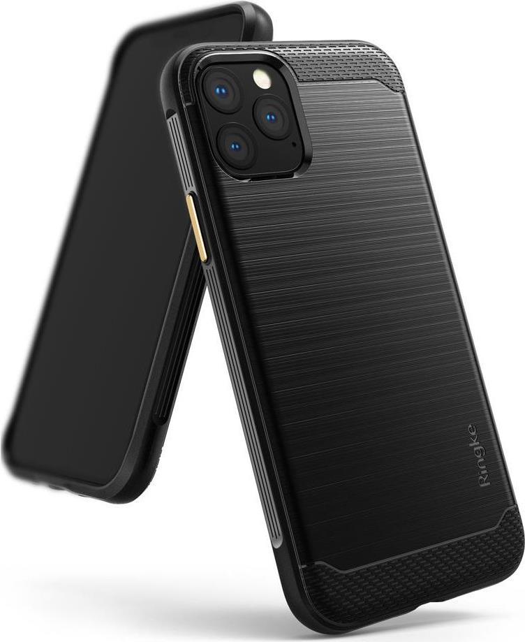 Противоударен Силиконов Калъф за iPhone 11 Pro, Ringke Onyx Case, Черен