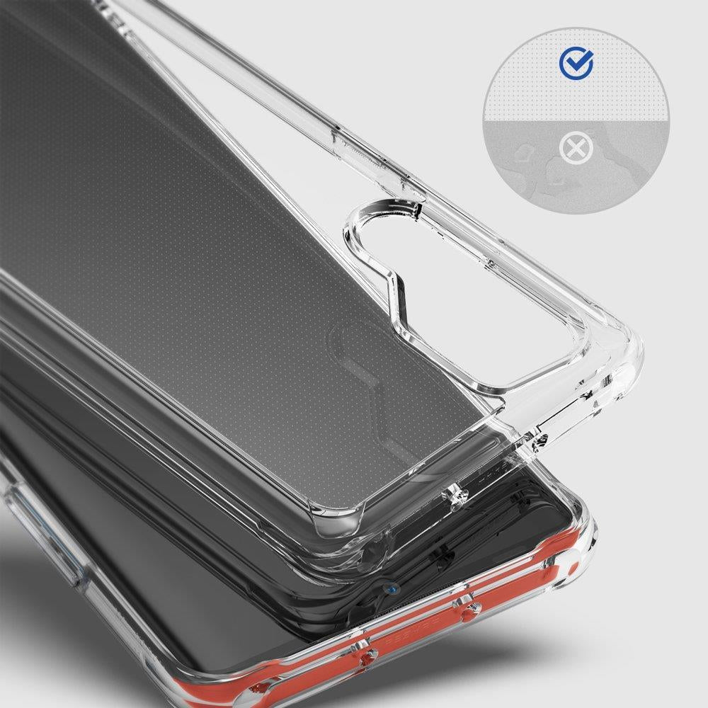 Противоударен Хибриден Калъф за Huawei P30 Pro, Ringke Fusion Case, Прозрачен (6)