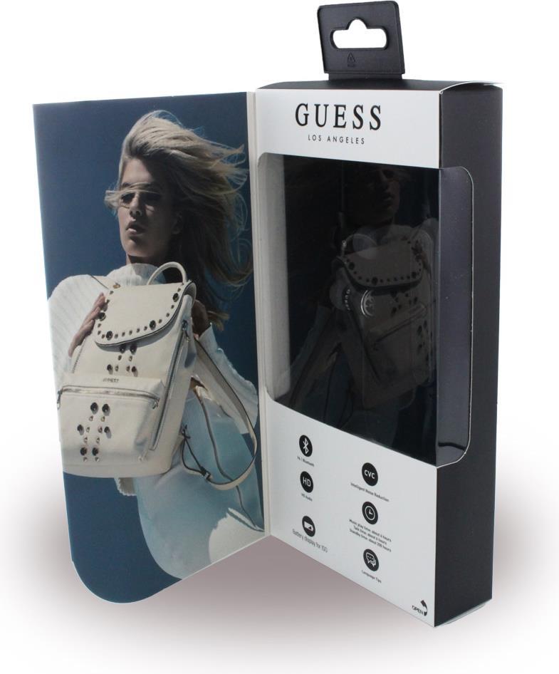 Безжични Слушалки, Guess Handsfree Bluetooth Guepbtbk, Черен (3)