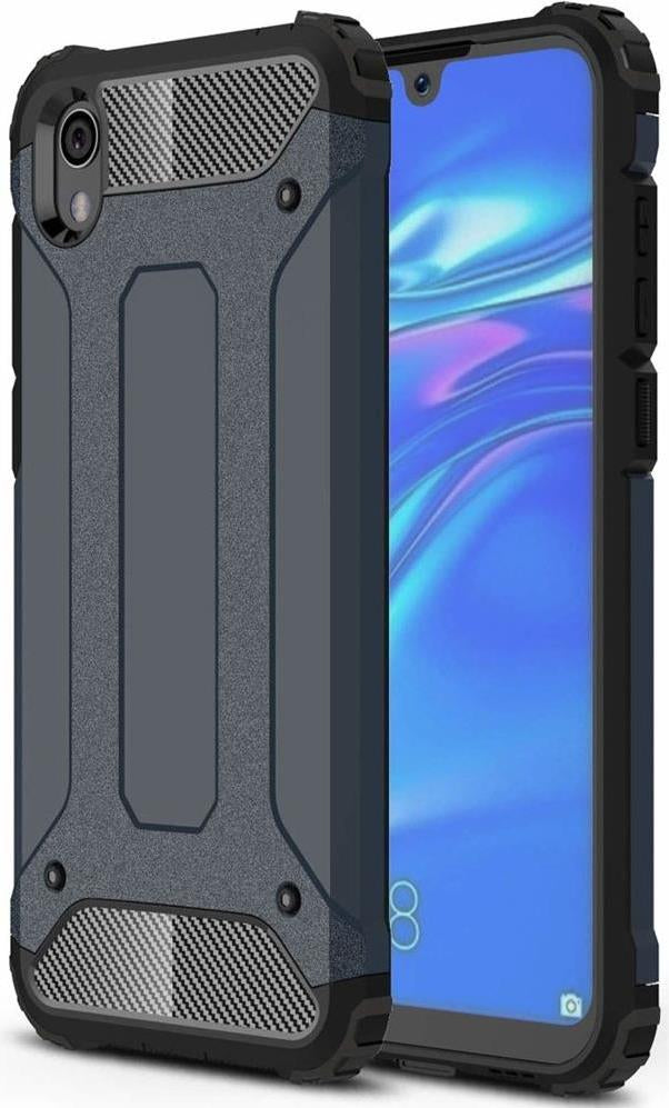 Противоударен Хибриден Калъф за Huawei Y5 2019, Forcell Armor Case, Черен