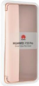 Оригинален Активен Калъф за Huawei P30 Pro Smart View Book Case, Розов (4)